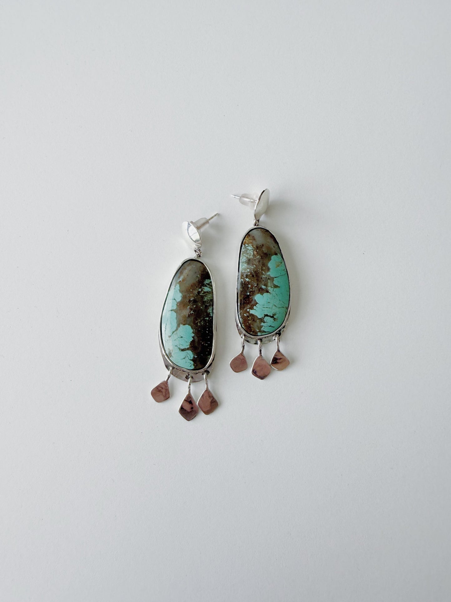 Baja Turquoise Fringe Earrings