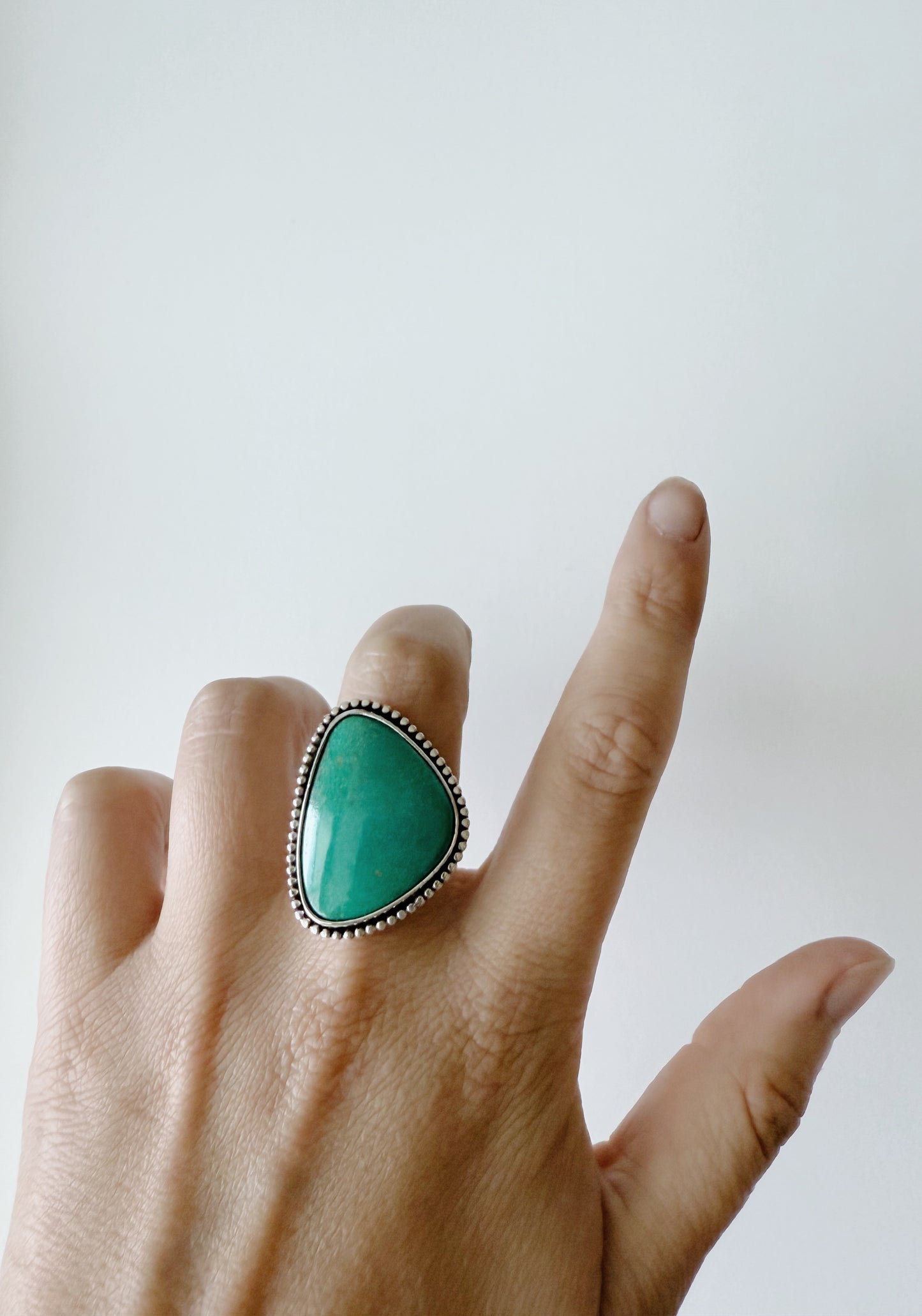 Teal Turquoise Ring