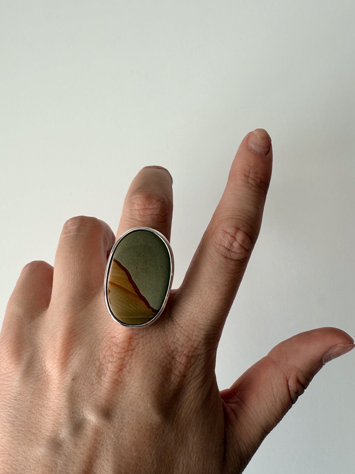 Landscape Jasper Ring