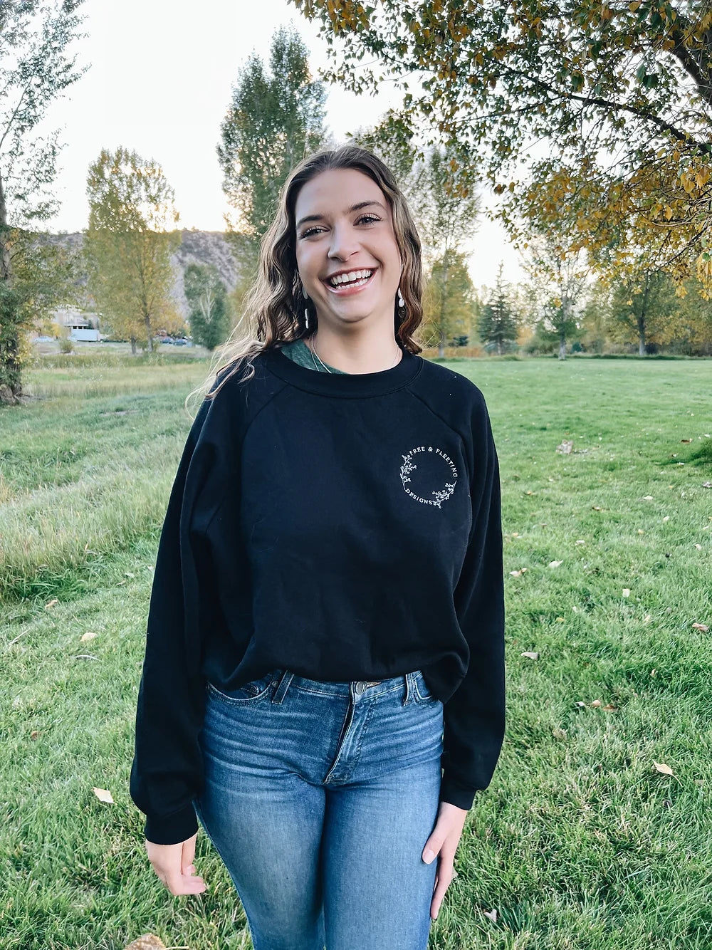 Embroidered Crewneck Sweater