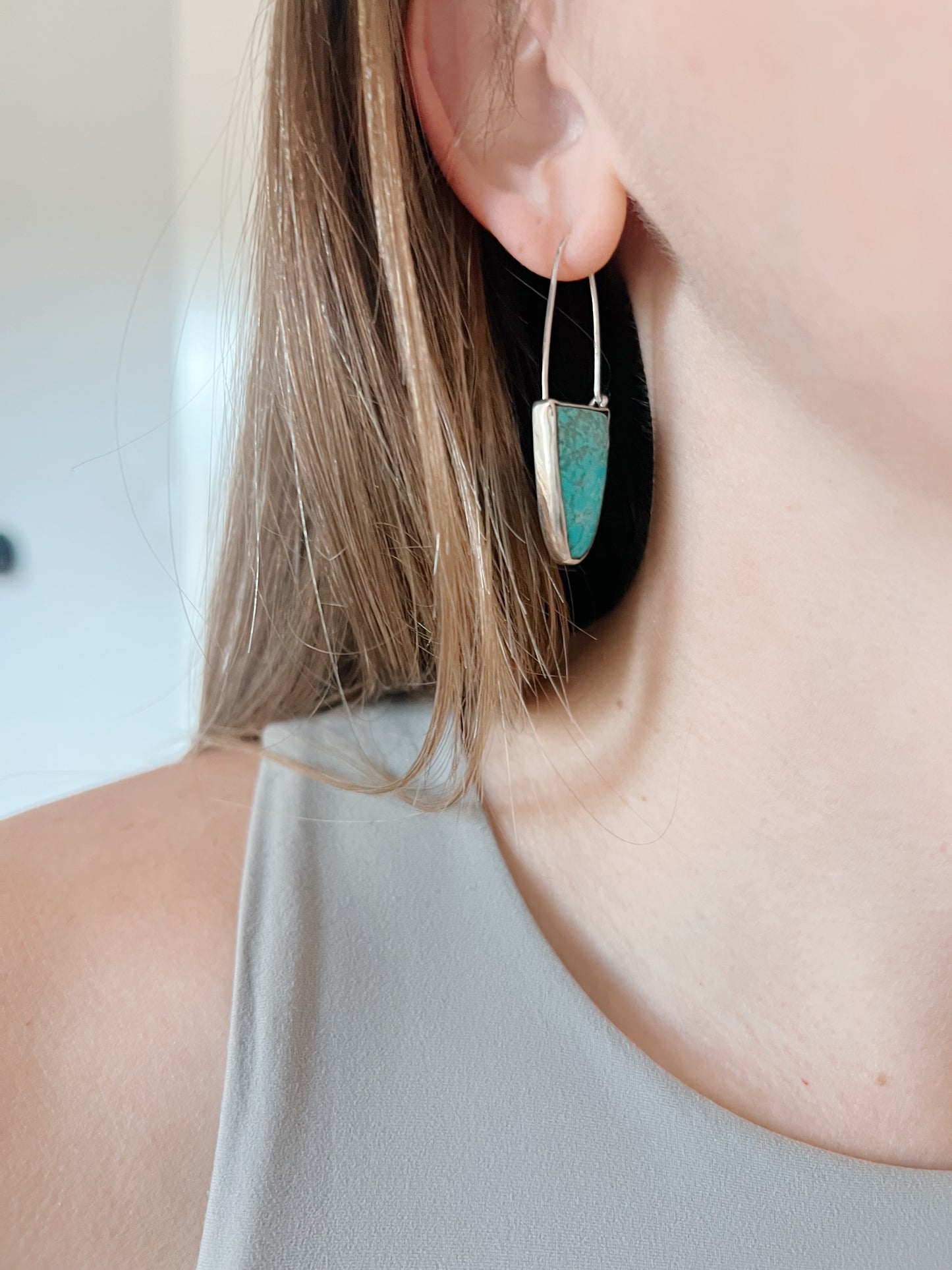 Bright Turquoise Earrings