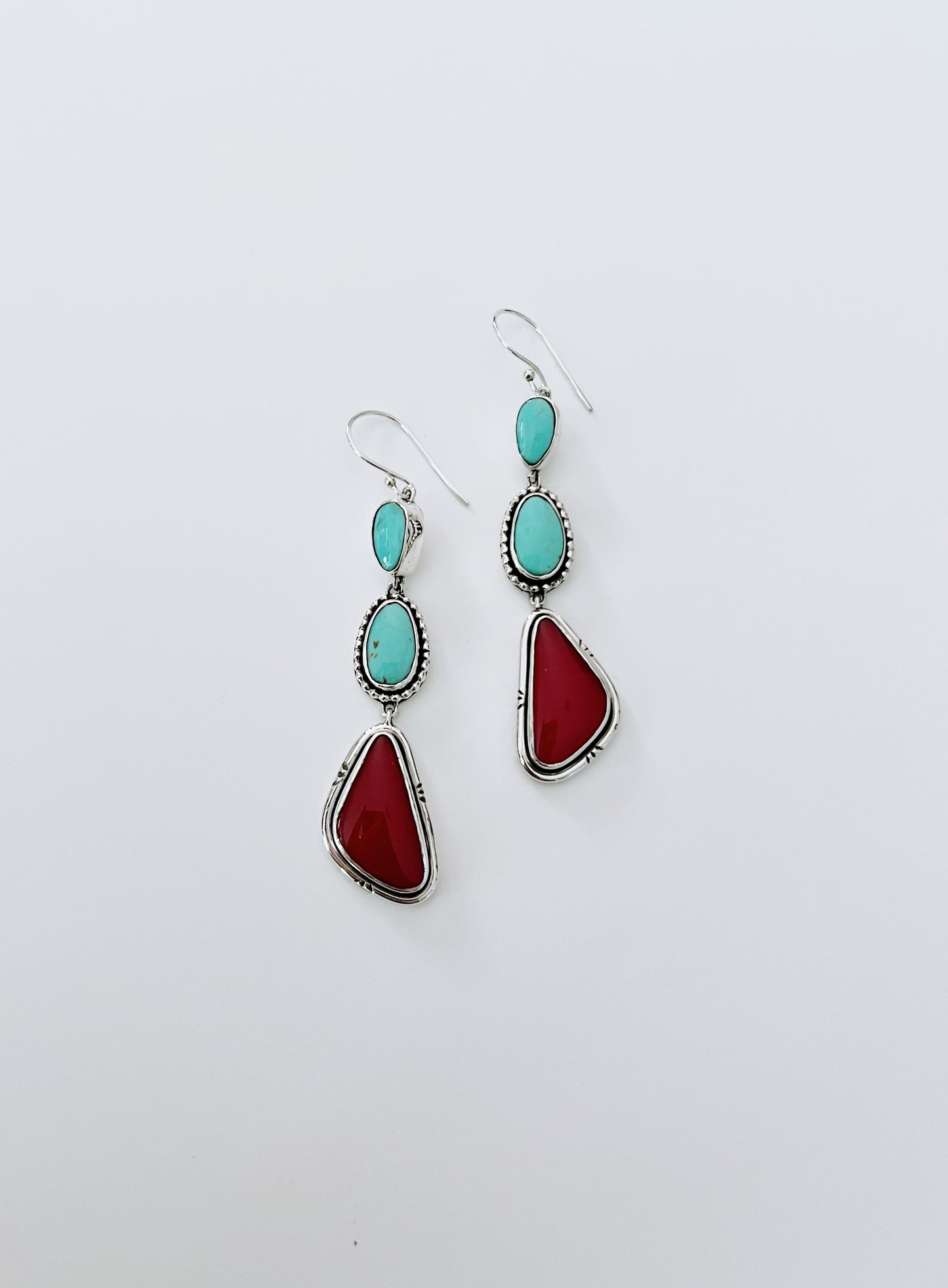 Kingman and Rosita Turquoise Earrings