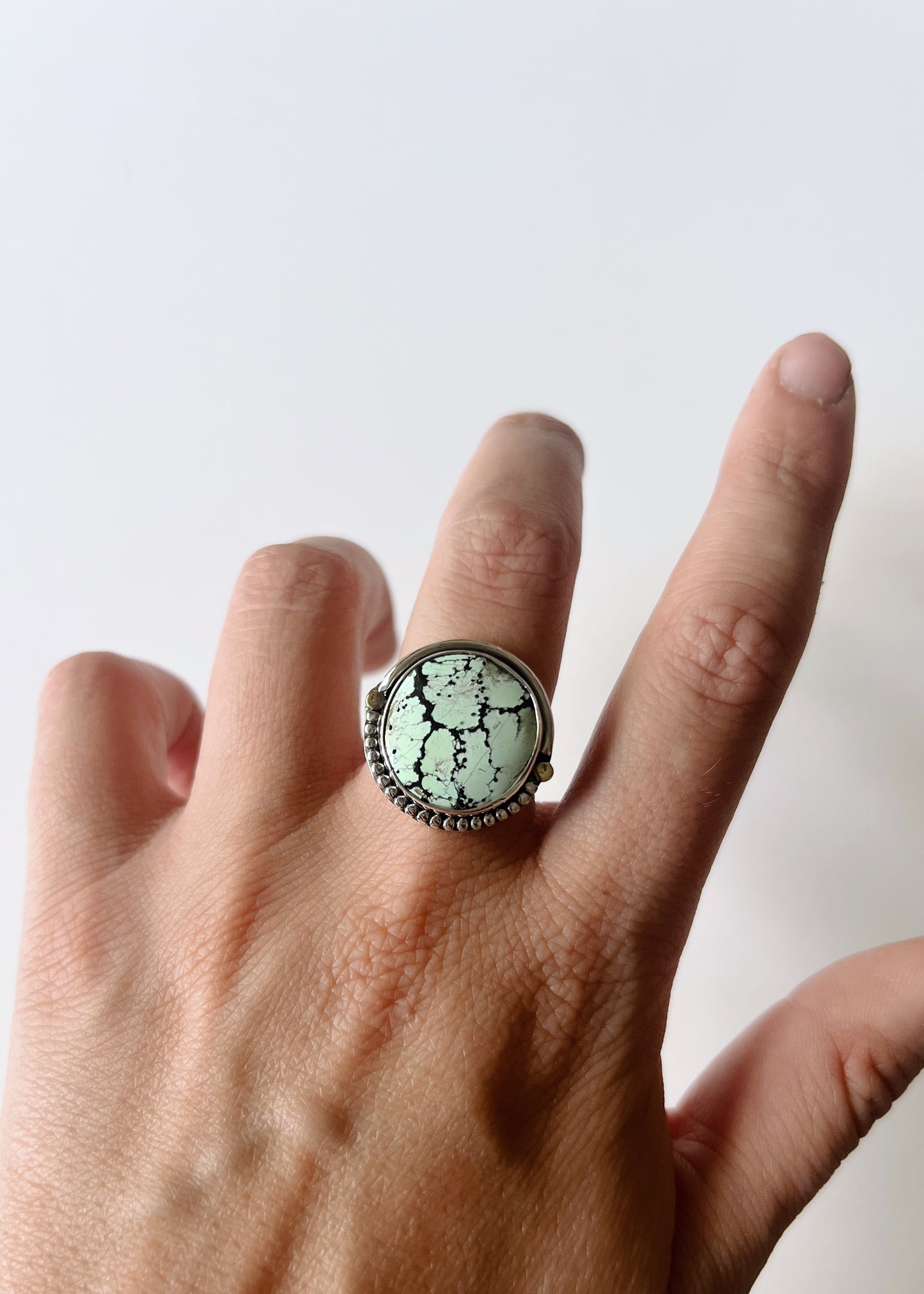 Sky Blue Turquoise Ring