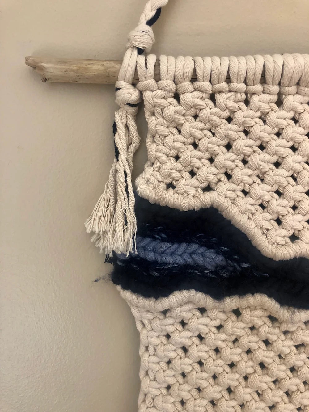 River Inspired Macrame Wall Hanging