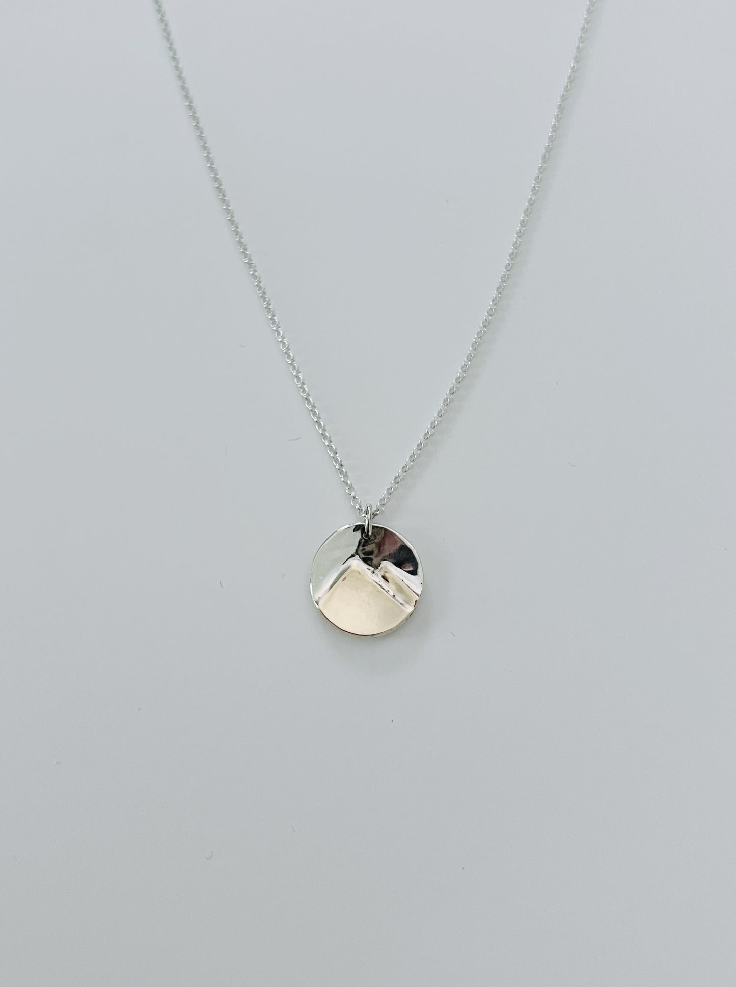 Two Toned Mountain Pendant