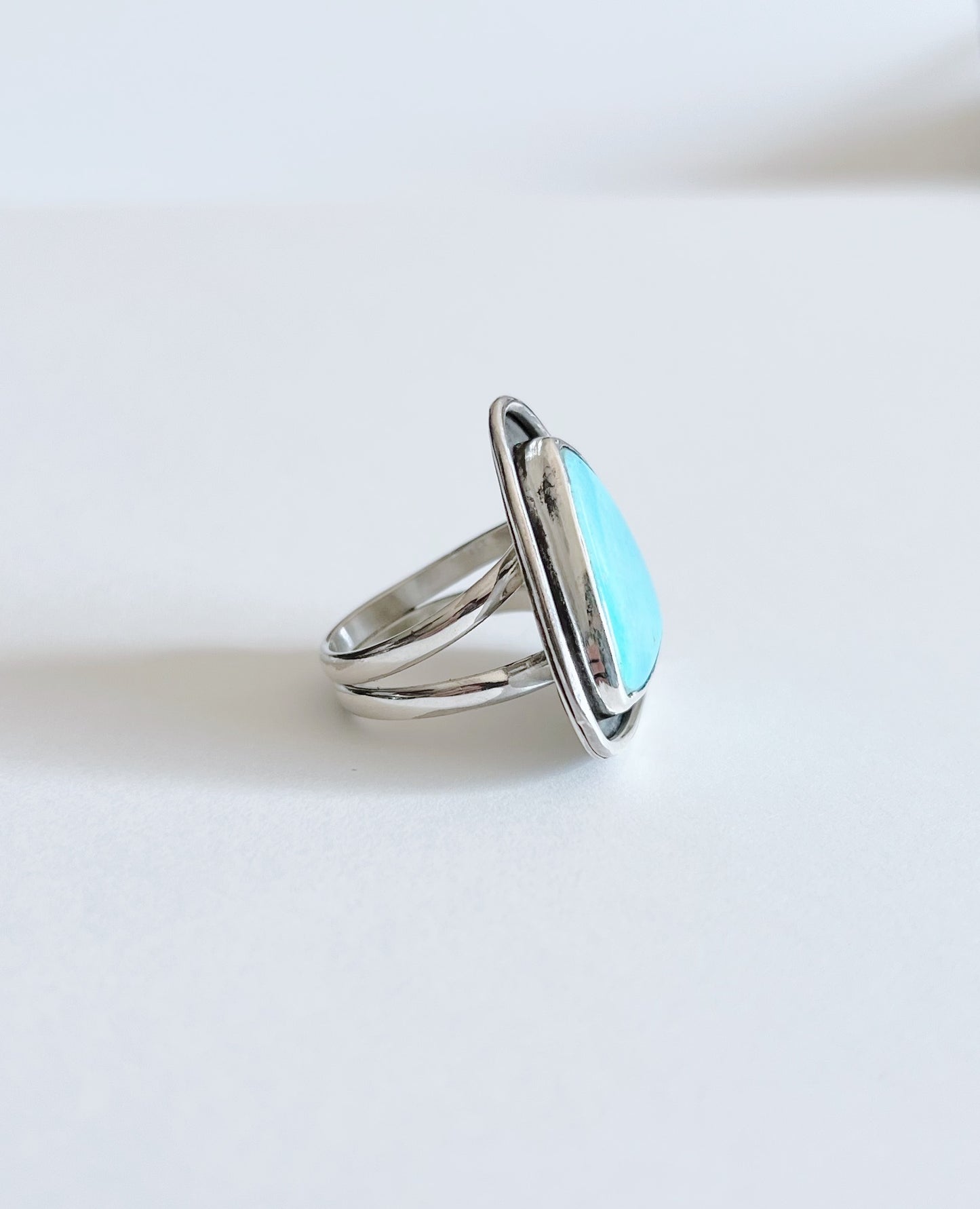 Sky Blue Royston Turquoise Ring