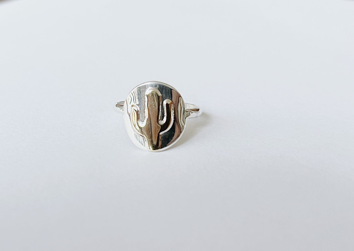 Two Toned Saguaro Ring