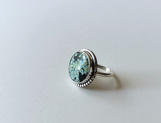 Asymmetrical Turquoise Ring