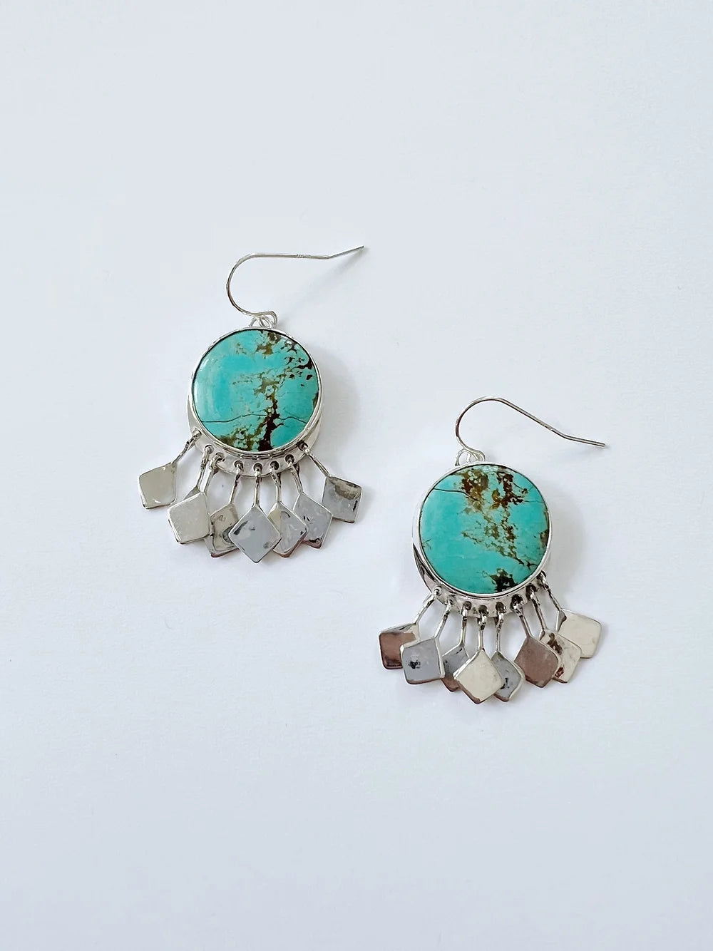 Turquoise Fringe Earrings