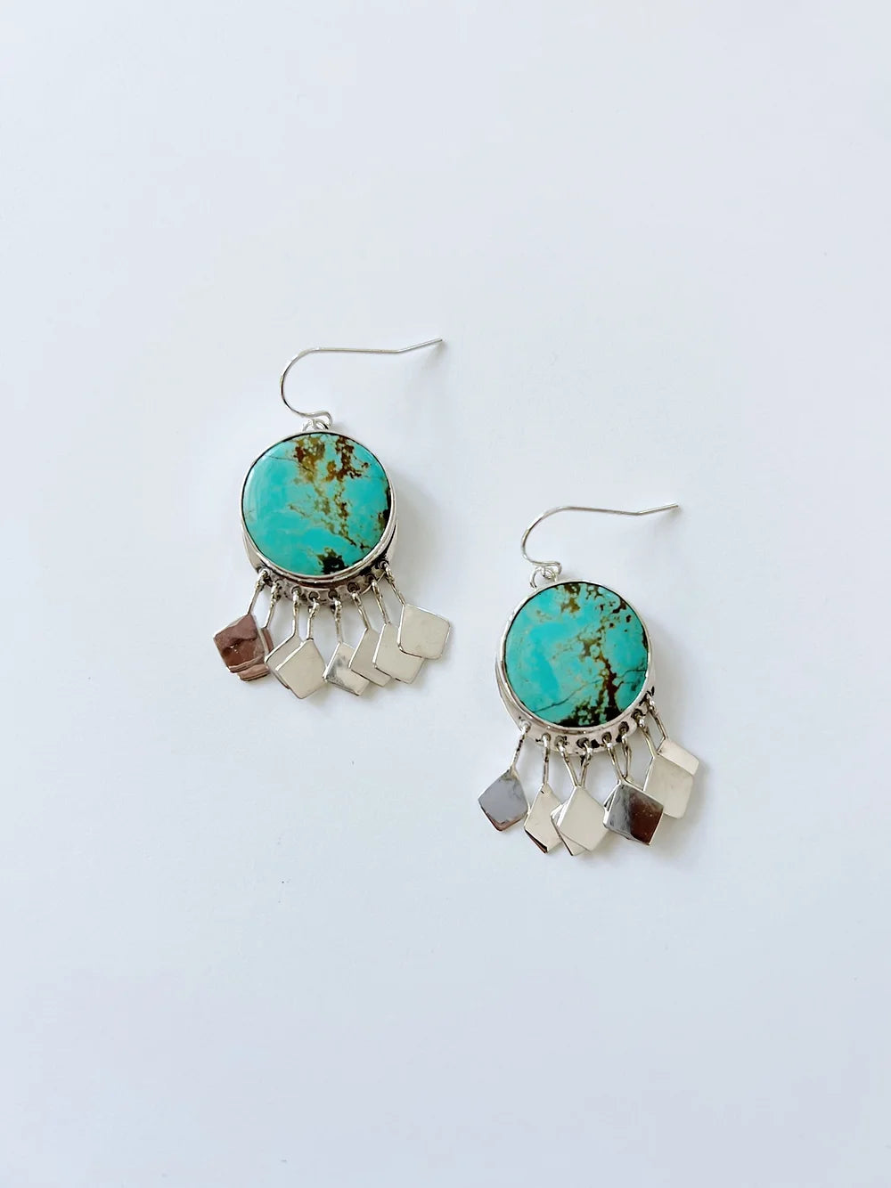 Turquoise Fringe Earrings